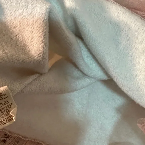 Hem & Thread Light Gray Sweatshirt with Pink Tulle - Picture 8 of 8